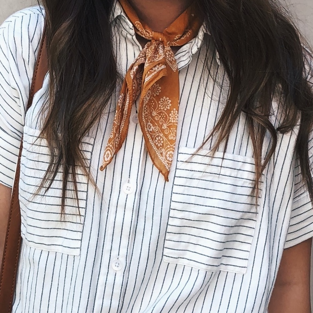 Madewell Bandana in Vintage Gold